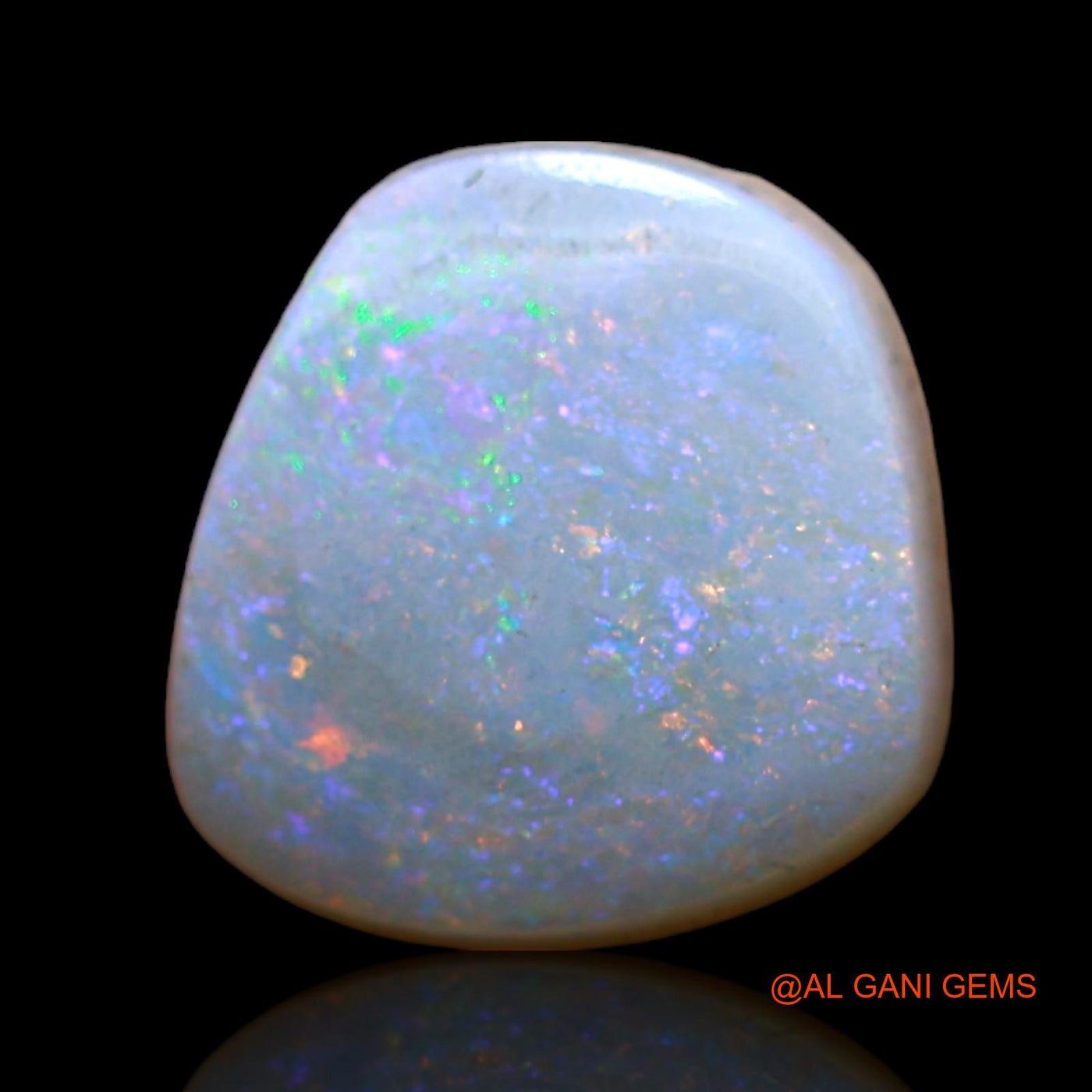 2.00 Cts Unheated Australian Fire Opal Loose Gemstone Fancy Cabochon Natural 9x9x3 mm AC-755