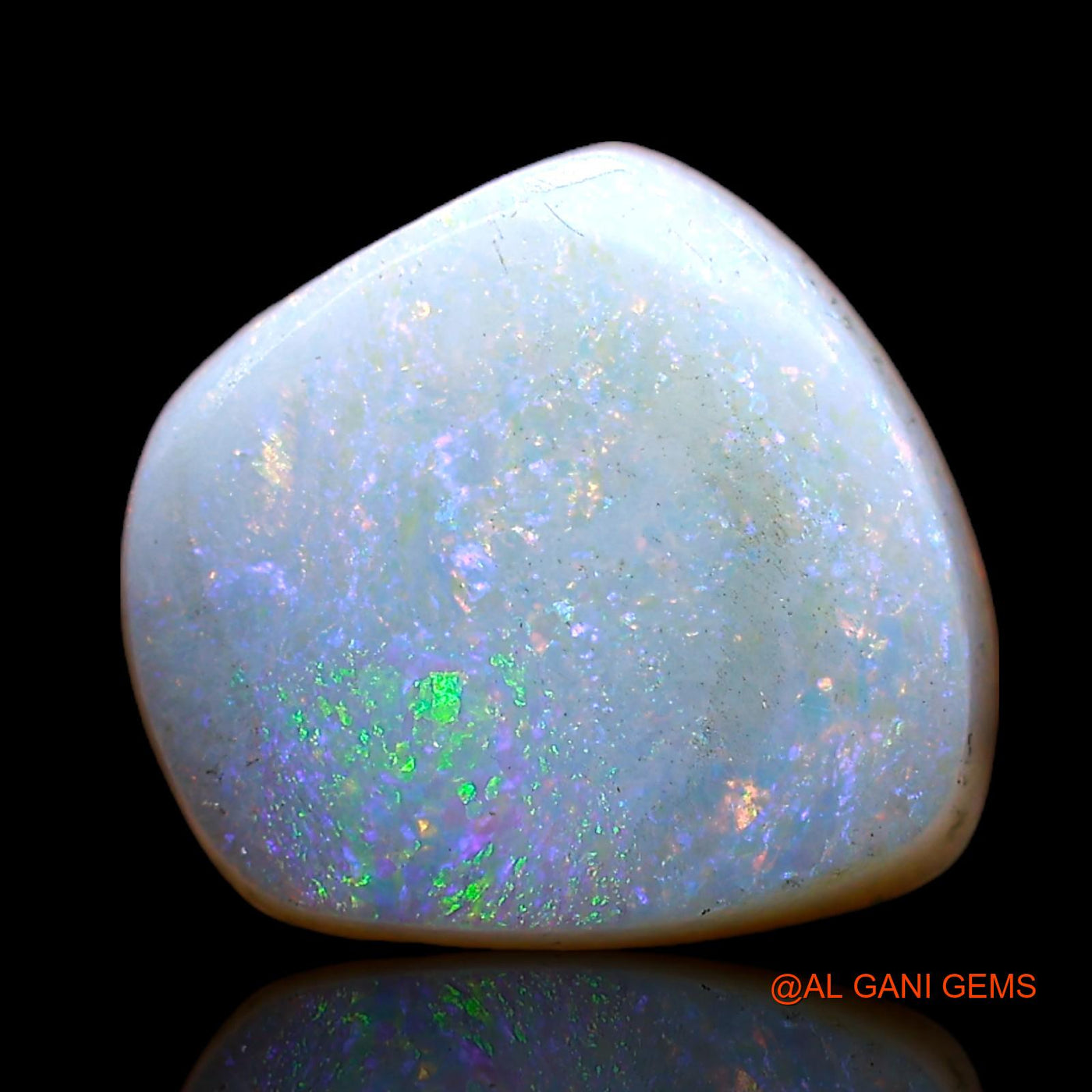 2.00 Cts Unheated Australian Fire Opal Loose Gemstone Fancy Cabochon Natural 9x9x3 mm AC-755