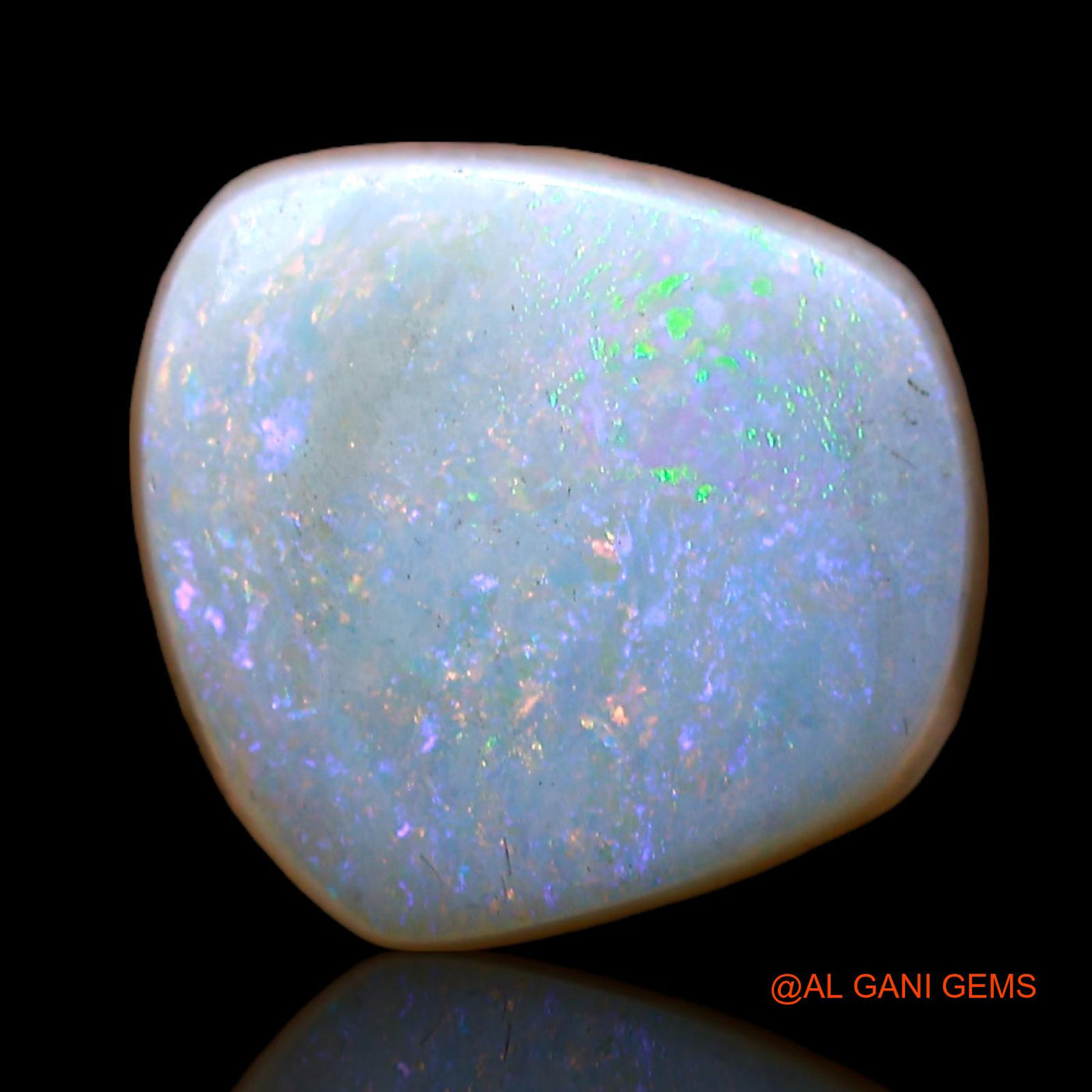 2.00 Cts Unheated Australian Fire Opal Loose Gemstone Fancy Cabochon Natural 9x9x3 mm AC-755