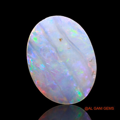 1.00 Cts Natural Australian Fire Opal Loose Gemstone Oval Cabochon 10x8x1 mm AC-756