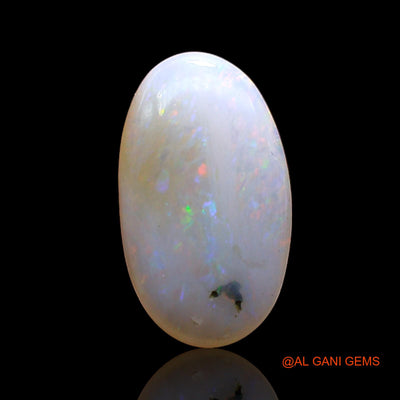 1.00 Cts Unheated Australian Fire Opal Loose Gemstone Oval Cabochon Natural 11x6x3 mm AC-757
