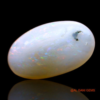 1.00 Cts Unheated Australian Fire Opal Loose Gemstone Oval Cabochon Natural 11x6x3 mm AC-757