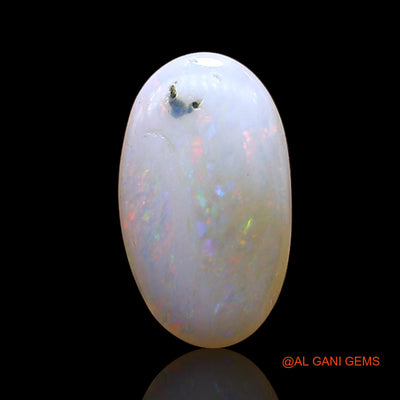 1.00 Cts Unheated Australian Fire Opal Loose Gemstone Oval Cabochon Natural 11x6x3 mm AC-757