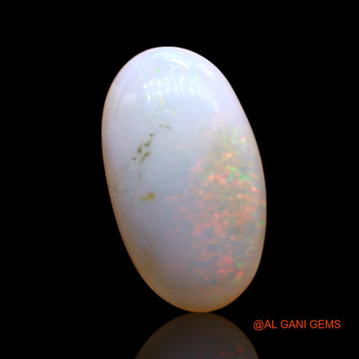 1.00 Cts Unheated Australian Fire Opal Loose Gemstone Oval Cabochon Natural 11x6x3 mm AC-757