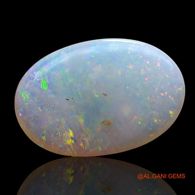 1.00 Cts Natural Australian Fire Opal Loose Gemstone Oval Cabochon 10x7x2 mm AC-758