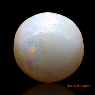 2.00 Cts Natural Australian Fire Opal Loose Gemstone Oval Cabochon 9x9x4 mm AC-760