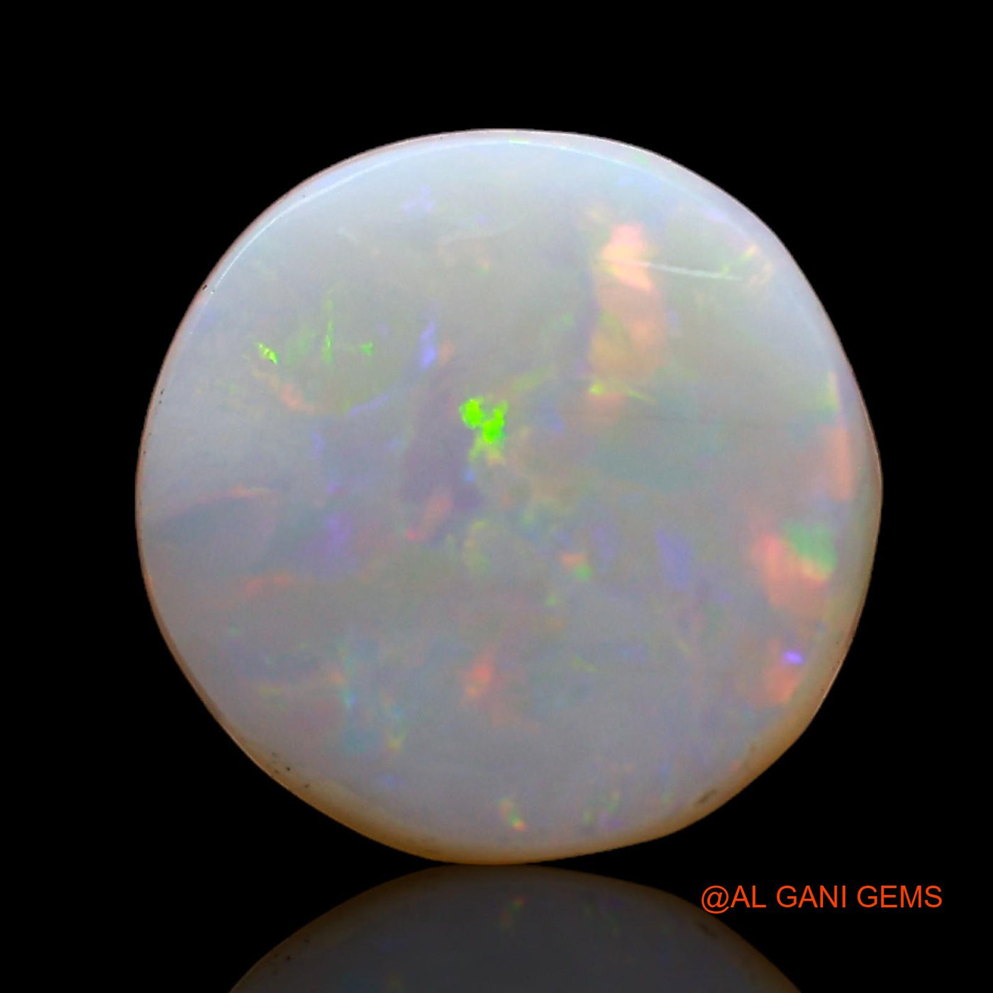 2.00 Cts Natural Australian Fire Opal Loose Gemstone Oval Cabochon 9x9x4 mm AC-760