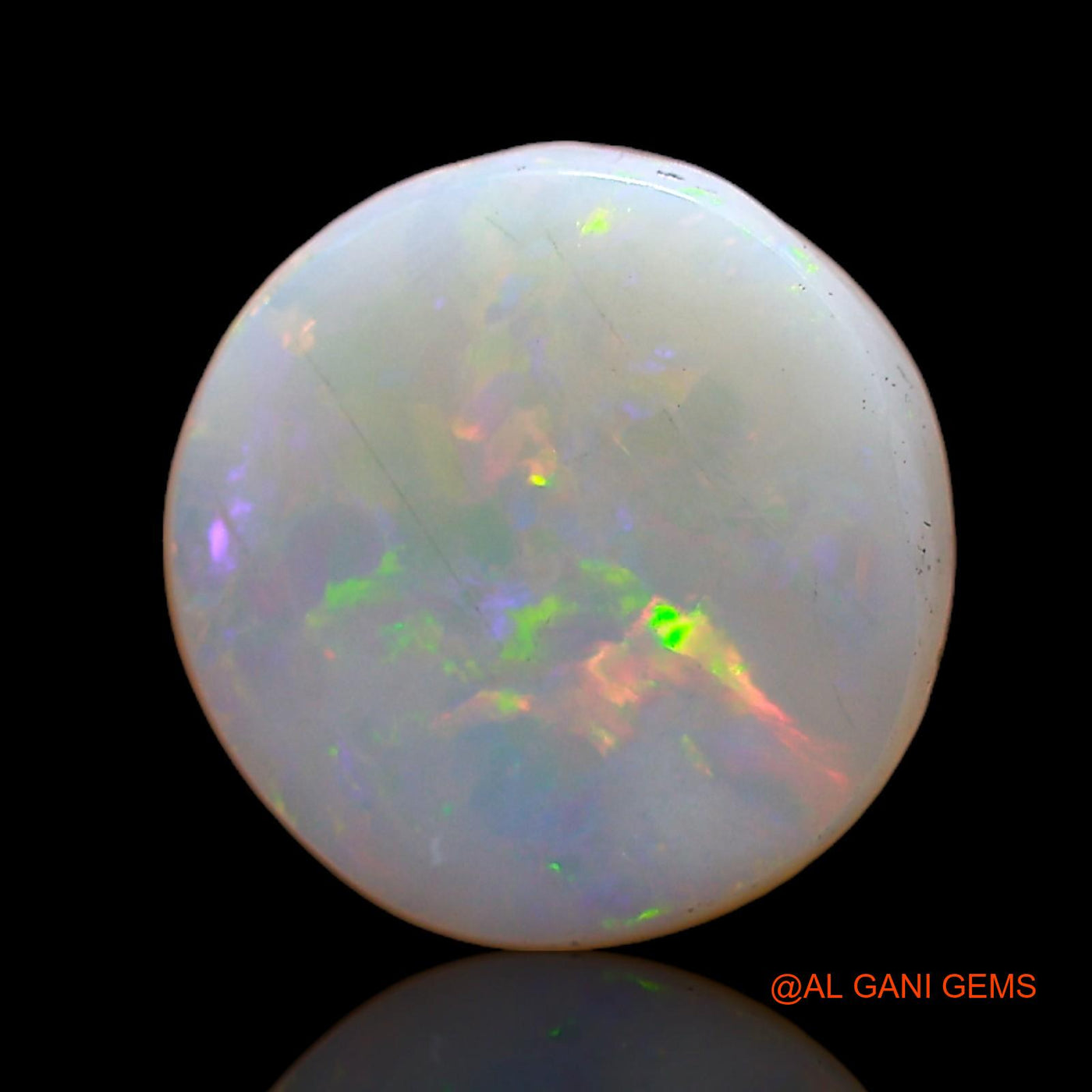 2.00 Cts Natural Australian Fire Opal Loose Gemstone Oval Cabochon 9x9x4 mm AC-760