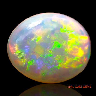 Natural Fire Opal Gemstone 1.00 Cts Loose Oval Cabochon From Australia 10x8x2 mm AC-761