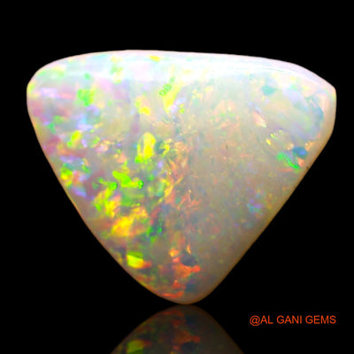 1.00 Cts Natural Australian Fire Opal Trillion Cabochon Loose Gemstone For Jewelry 10x8x1 mm AC-762