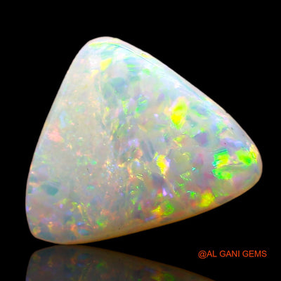1.00 Cts Natural Australian Fire Opal Trillion Cabochon Loose Gemstone For Jewelry 10x8x1 mm AC-762