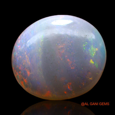 1.00 Cts Unheated Australian Fire Opal Loose Gemstone Oval Cabochon Natural 9x8x2 mm AC-764
