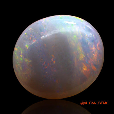 1.00 Cts Unheated Australian Fire Opal Loose Gemstone Oval Cabochon Natural 9x8x2 mm AC-764