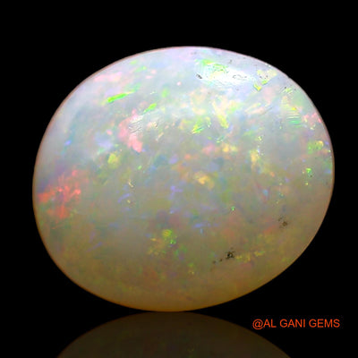 1.00 Cts Unheated Australian Fire Opal Loose Gemstone Oval Cabochon Natural 9x8x3 mm AC-765