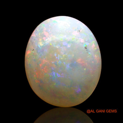 1.00 Cts Unheated Australian Fire Opal Loose Gemstone Oval Cabochon Natural 9x8x3 mm AC-765