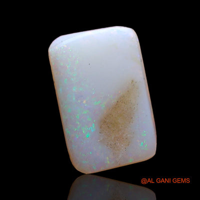 1.00 Cts Unheated Australian Fire Opal Loose Gemstone Square Cabochon Natural 10x6x2 mm AC-766