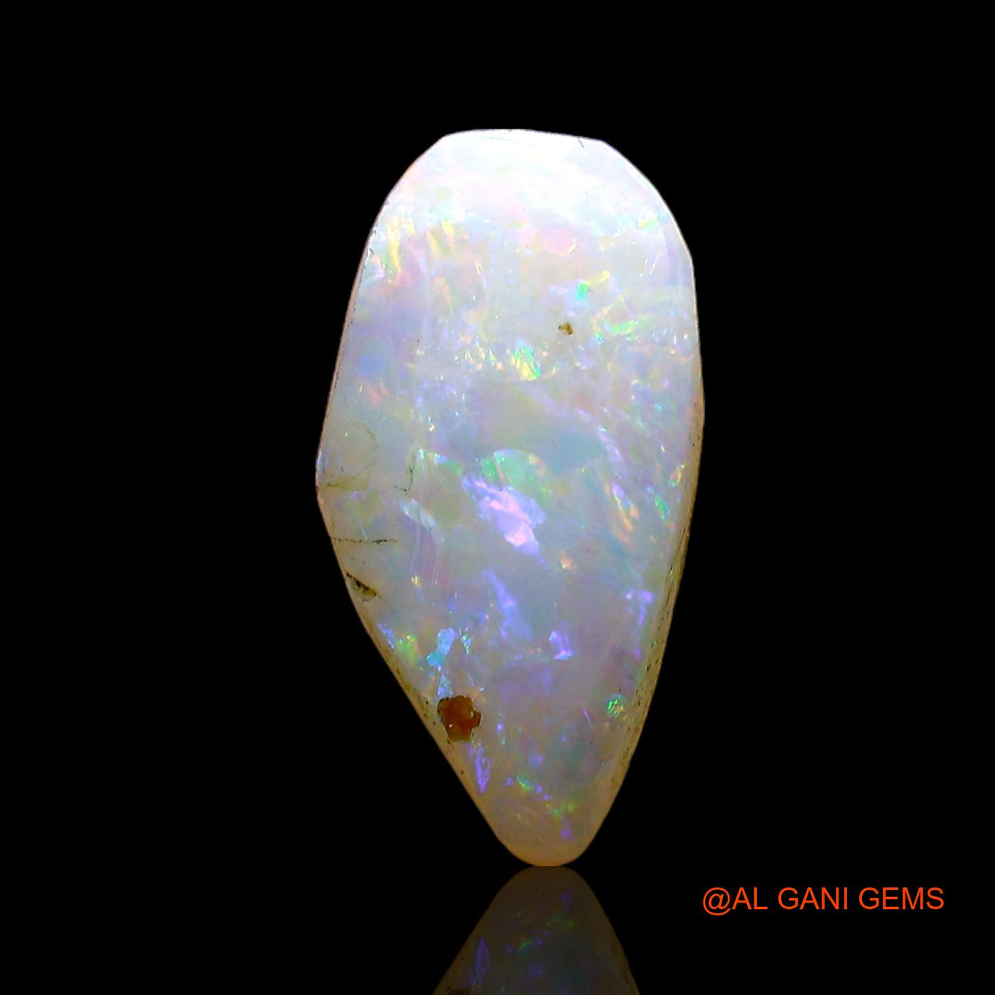 1.00 Cts Unheated Australian Fire Opal Loose Gemstone Fancy Cabochon Natural 11x6x3 mm AC-767