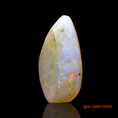 1.00 Cts Unheated Australian Fire Opal Loose Gemstone Fancy Cabochon Natural 11x6x3 mm AC-767