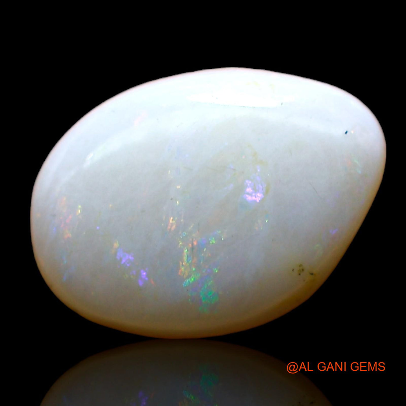 Natural Untreated Fire Opal Loose Gemstone Fancy Cabochon From Australia 1.00 Cts 10x7x2 mm AC-768