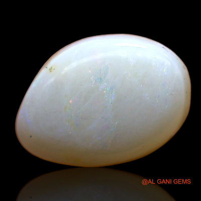 Natural Untreated Fire Opal Loose Gemstone Fancy Cabochon From Australia 1.00 Cts 10x7x2 mm AC-768