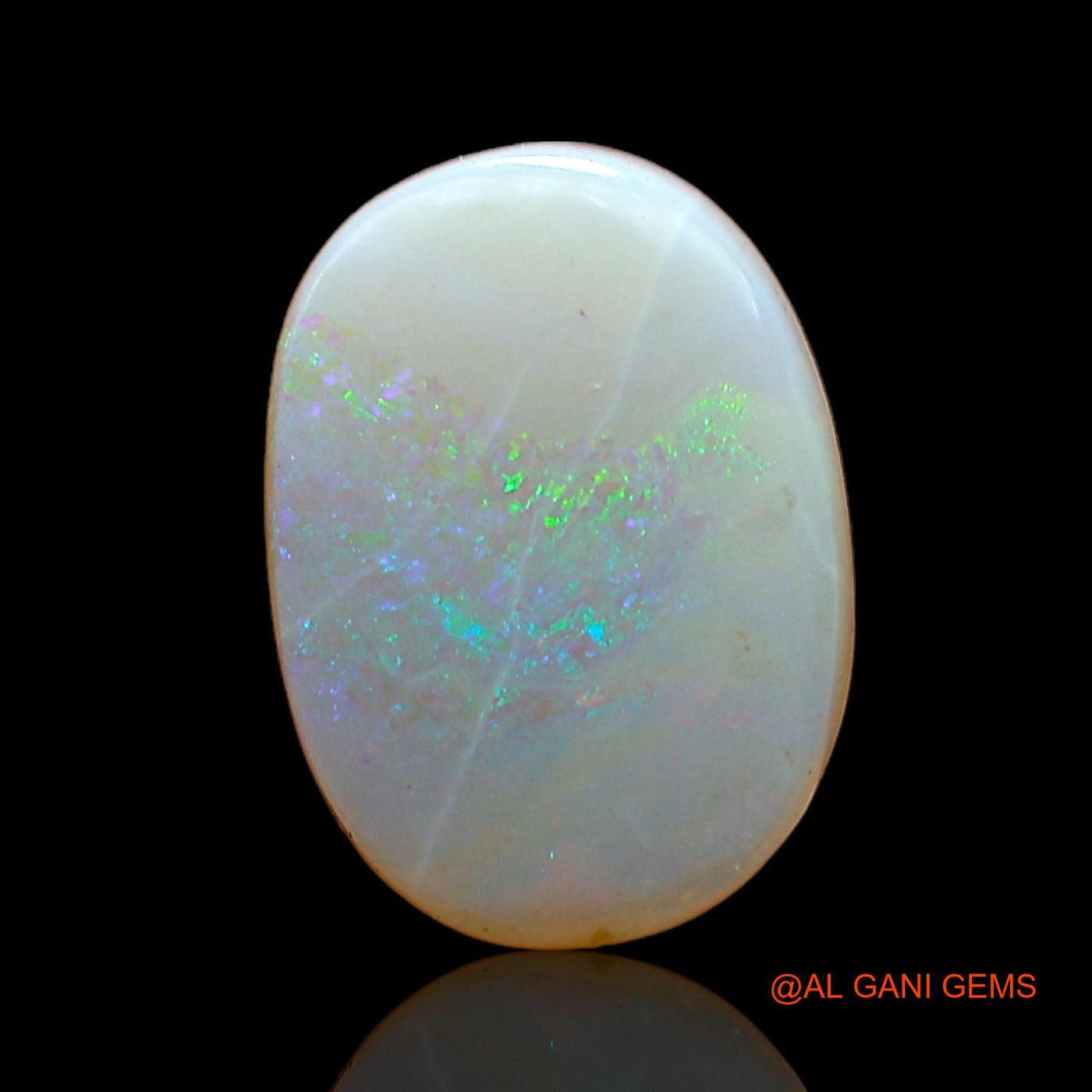 1.00 Cts Natural Australian Fire Opal Loose Gemstone Oval Cabochon 10x7x2 mm AC-769