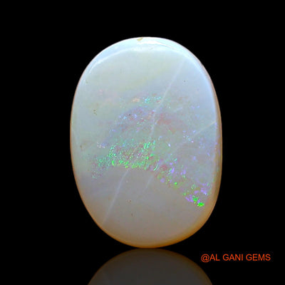 1.00 Cts Natural Australian Fire Opal Loose Gemstone Oval Cabochon 10x7x2 mm AC-769