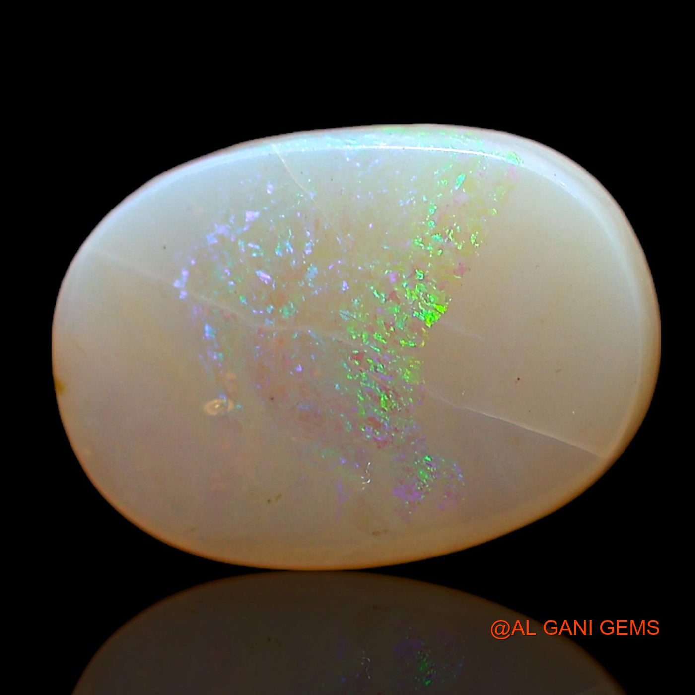 1.00 Cts Natural Australian Fire Opal Loose Gemstone Oval Cabochon 10x7x2 mm AC-769