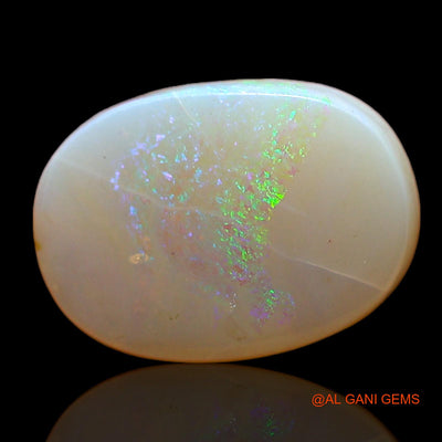 1.00 Cts Natural Australian Fire Opal Loose Gemstone Oval Cabochon 10x7x2 mm AC-769