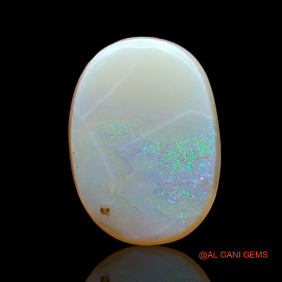 1.00 Cts Natural Australian Fire Opal Loose Gemstone Oval Cabochon 10x7x2 mm AC-769