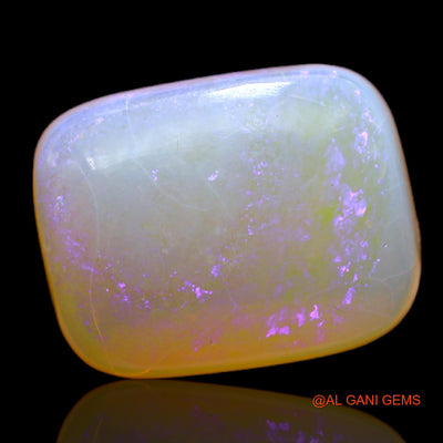 Natural Untreated Fire Opal Loose Gemstone Oval Cabochon From Australia 9.00 Cts 16x12x6 mm AC-76