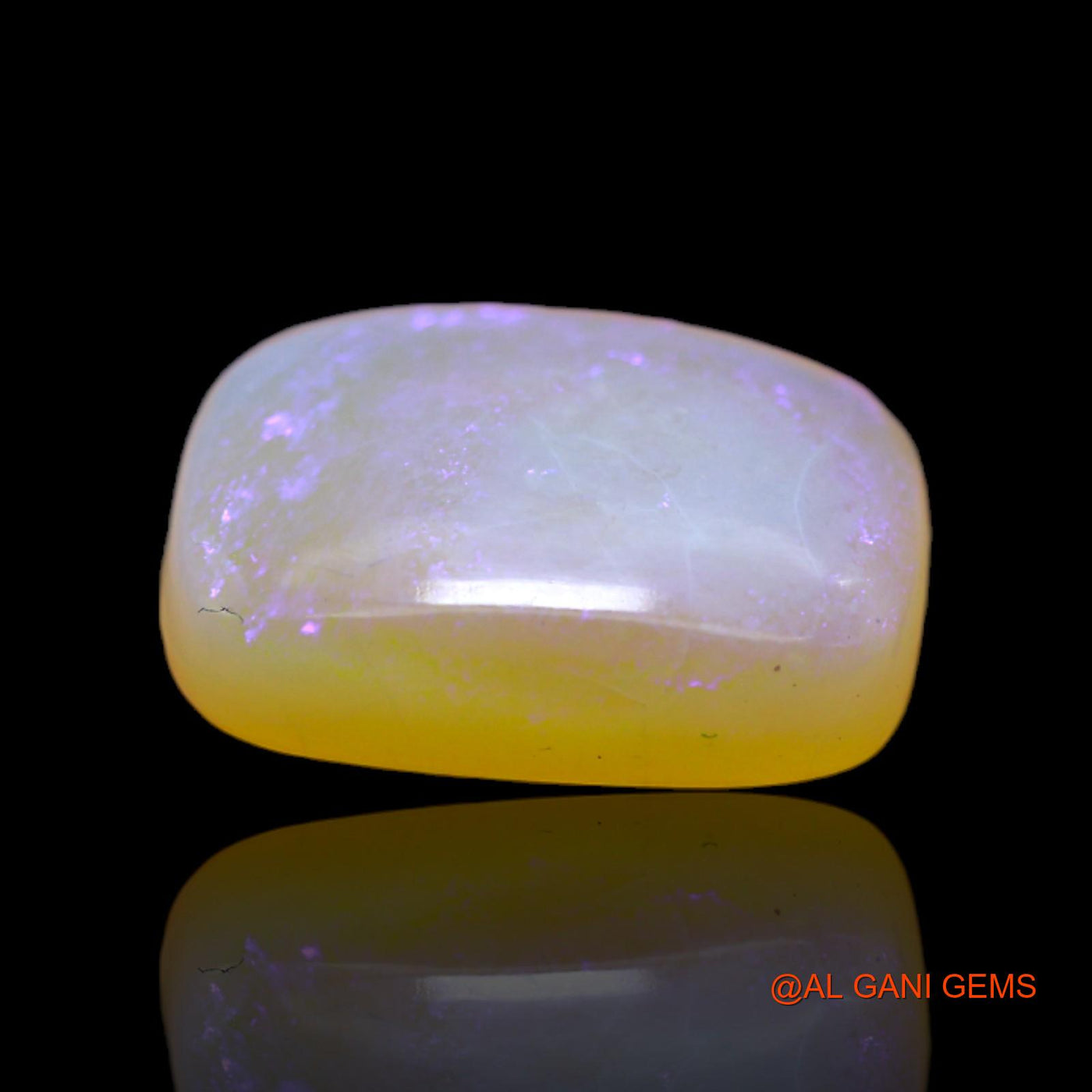 Natural Untreated Fire Opal Loose Gemstone Oval Cabochon From Australia 9.00 Cts 16x12x6 mm AC-76
