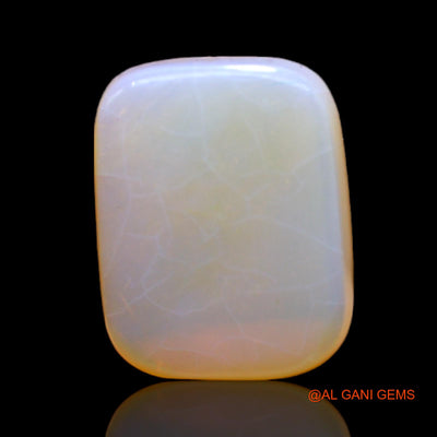 Natural Untreated Fire Opal Loose Gemstone Oval Cabochon From Australia 9.00 Cts 16x12x6 mm AC-76