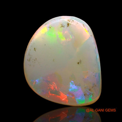 1.00 Cts Natural Australian Fire Opal Loose Gemstone Fancy Cabochon 9x8x2 mm AC-770