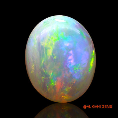 1.00 Cts Natural Australian Fire Opal Loose Gemstone Oval Cabochon 9x7x2 mm AC-771