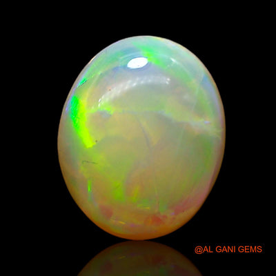 Natural Untreated Fire Opal Loose Gemstone Oval Cabochon From Australia 1.00 Cts 9x7x3 mm AC-772