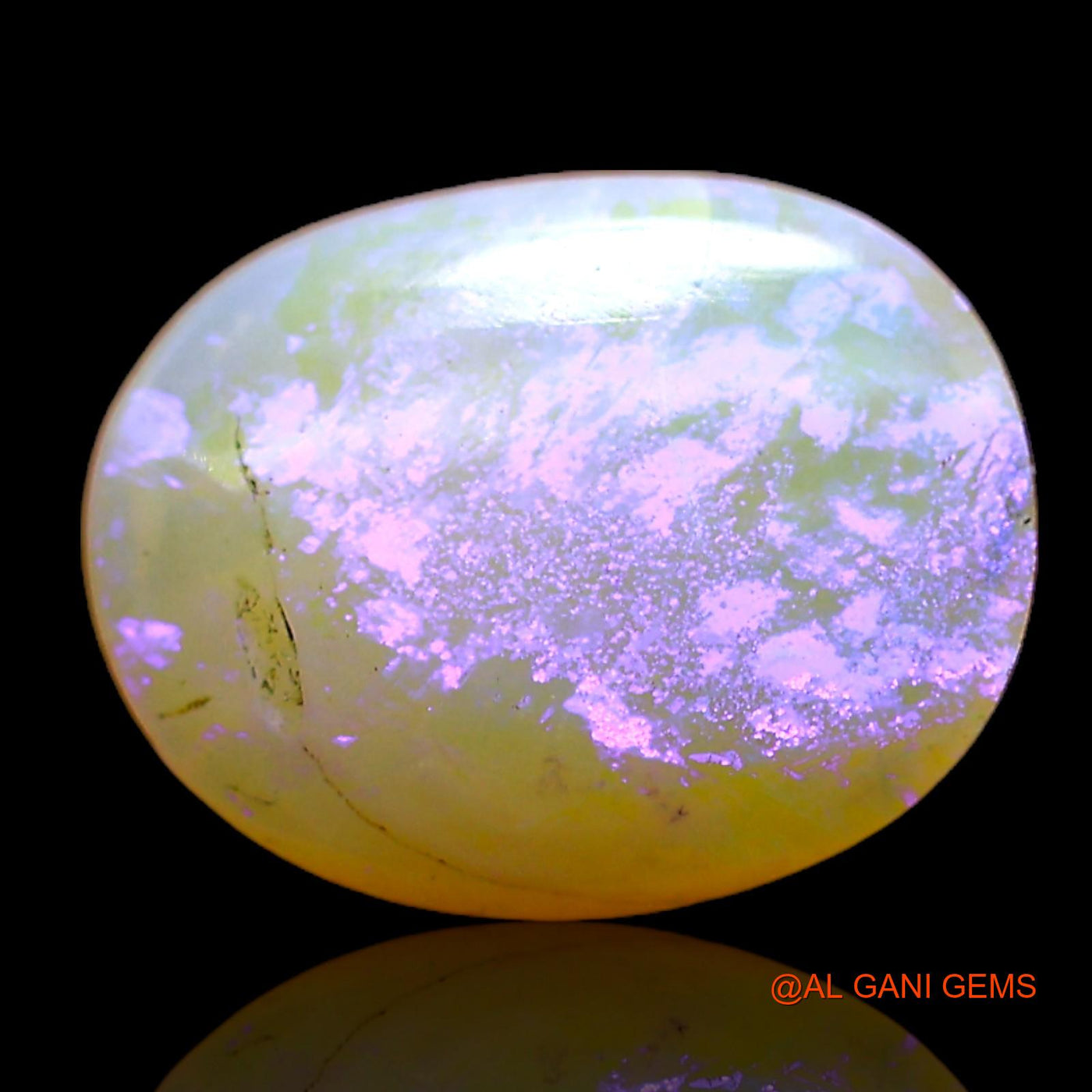 1.00 Cts Natural Australian Fire Opal Oval Cabochon Loose Gemstone For Jewelry 9x7x2 mm AC-773