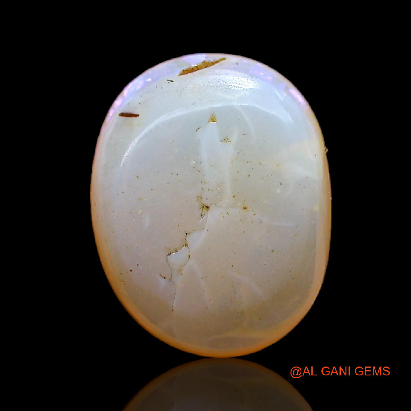 1.00 Cts Natural Australian Fire Opal Oval Cabochon Loose Gemstone For Jewelry 9x7x2 mm AC-773
