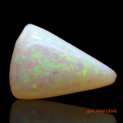 Natural Fire Opal Gemstone 1.00 Cts Loose Pear Cabochon From Australia 10x7x3 mm AC-774