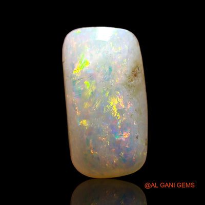 1.00 Cts Natural Australian Fire Opal Square Cabochon Loose Gemstone For Jewelry 10x5x2 mm AC-775