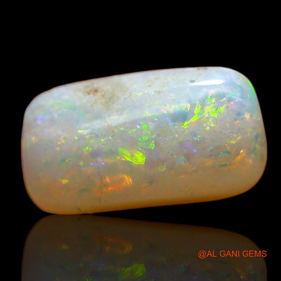 1.00 Cts Natural Australian Fire Opal Square Cabochon Loose Gemstone For Jewelry 10x5x2 mm AC-775