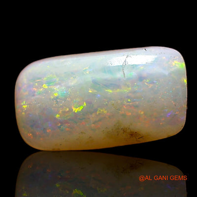 1.00 Cts Natural Australian Fire Opal Square Cabochon Loose Gemstone For Jewelry 10x5x2 mm AC-775