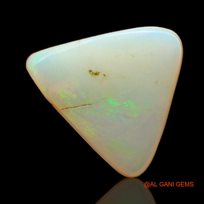1.00 Cts Natural Australian Fire Opal Loose Gemstone Trillion Cabochon 9x8x2 mm AC-777