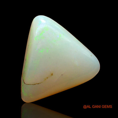 1.00 Cts Natural Australian Fire Opal Loose Gemstone Trillion Cabochon 9x8x2 mm AC-777