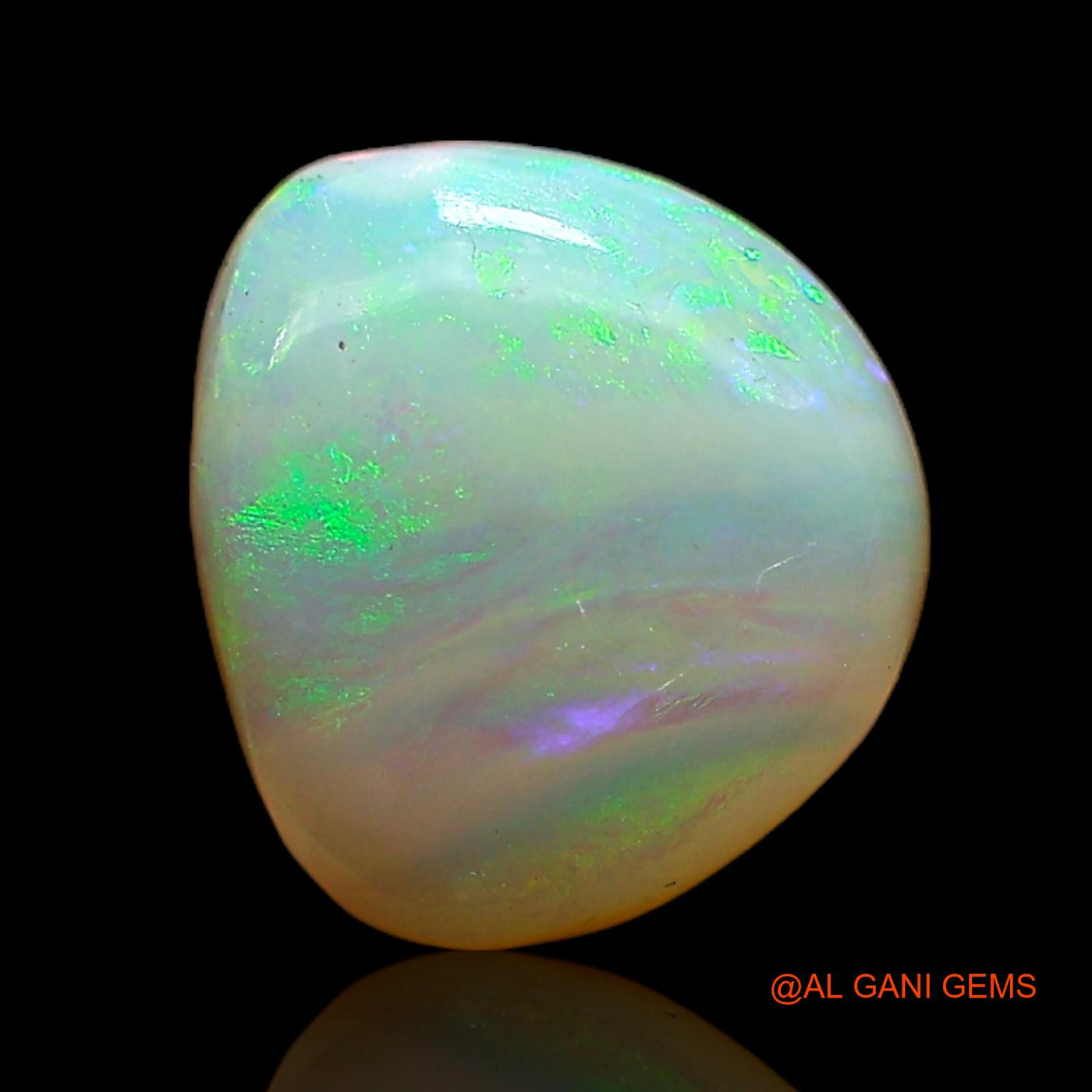 2.00 Cts Unheated Australian Fire Opal Loose Gemstone Fancy Cabochon Natural 8x7x4 mm AC-779