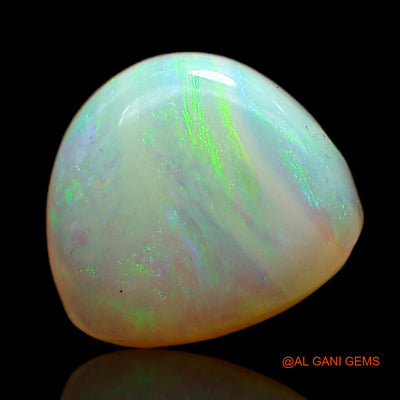 2.00 Cts Unheated Australian Fire Opal Loose Gemstone Fancy Cabochon Natural 8x7x4 mm AC-779