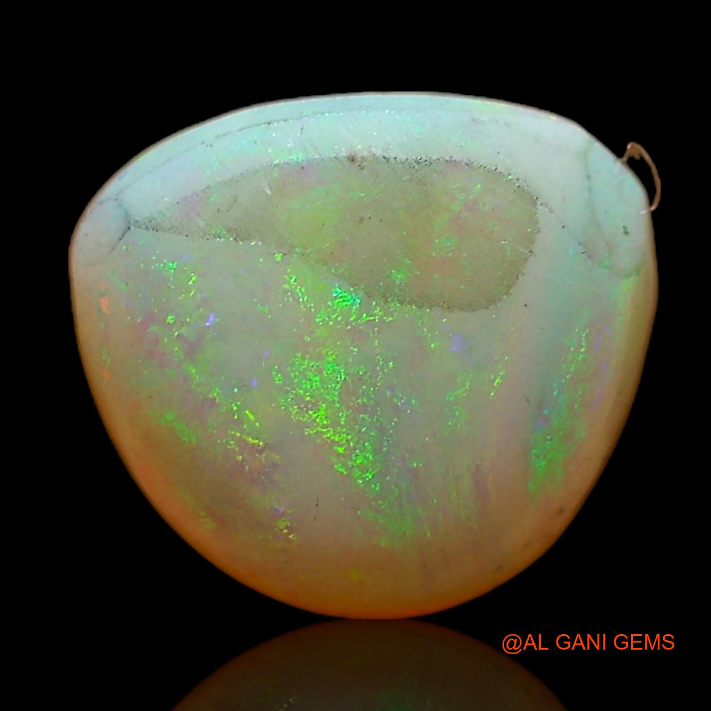 2.00 Cts Unheated Australian Fire Opal Loose Gemstone Fancy Cabochon Natural 8x7x4 mm AC-779