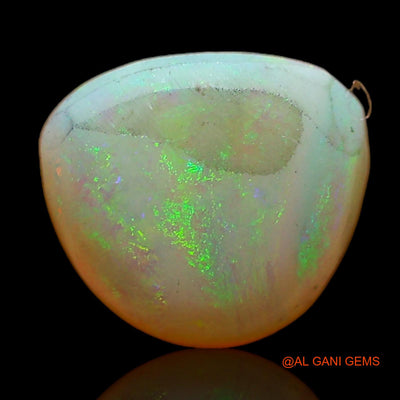 2.00 Cts Unheated Australian Fire Opal Loose Gemstone Fancy Cabochon Natural 8x7x4 mm AC-779