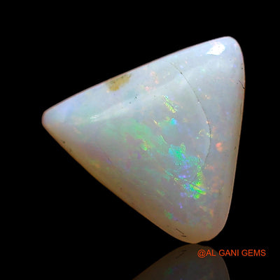 1.00 Cts Natural Australian Fire Opal Loose Gemstone Trillion Cabochon 8x8x2 mm AC-781