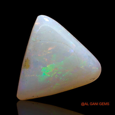 1.00 Cts Natural Australian Fire Opal Loose Gemstone Trillion Cabochon 8x8x2 mm AC-781