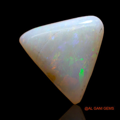 1.00 Cts Natural Australian Fire Opal Loose Gemstone Trillion Cabochon 8x8x2 mm AC-781